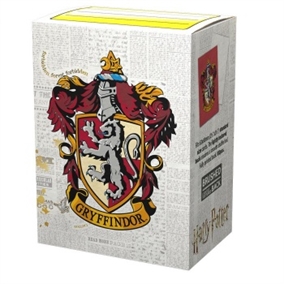 Dragon Shield - Matte Art Sleeves - Harry Potter Gryffindor - Standard Sleeves (100 stk) - Plastiklommer